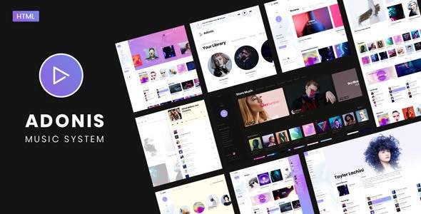 Adonis | Music System Template
           TFx Conrad Dale
