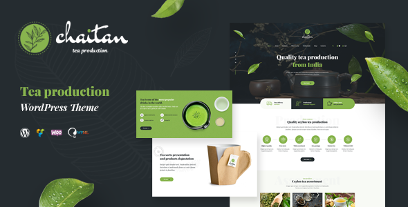 Chaitan - Tea Production Company WordPress Theme
           TFx Jun'ichi Jarod