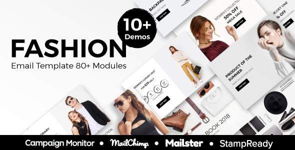Fashion - Ecommerce Responsive Email Template With StampReady, Mailster, Mailchimp, Campaign Monitor
           TFx Tim Bernie