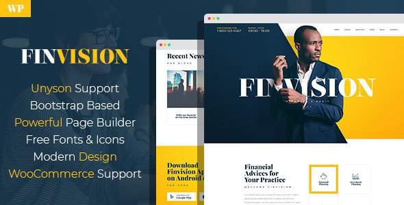Finvision - Financial Audit And Consulting WordPress Theme
           TFx Gage Collin