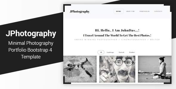 JPhotography - Minimal Photography Portfolio HTML5 Template
           TFx Dee Wallace