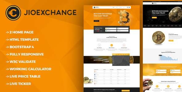 Jioexchange - Bitcoin & ICO Cryptocurrency HTML Template
           TFx Gall Isi