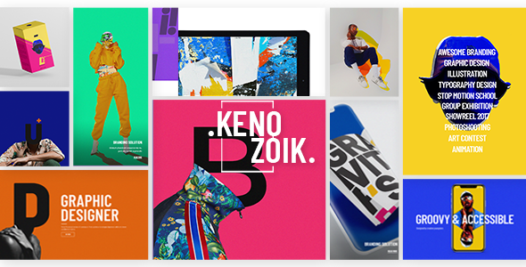Kenozoik - A Vibrant Portfolio Theme for Creatives and Agencies
           TFx Aubrey Noel