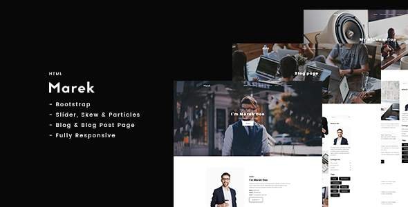 Marek - Personal Portfolio HTML
           TFx Stepan Rob