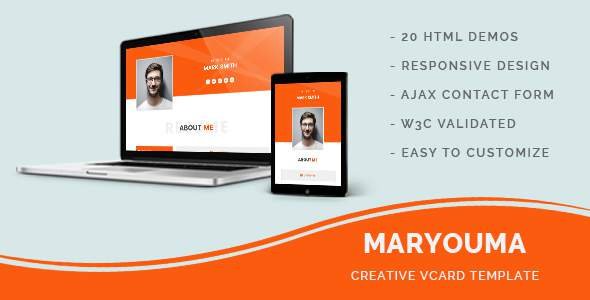 Maryouma - Creative vCard Template
           TFx Braith Sinjin