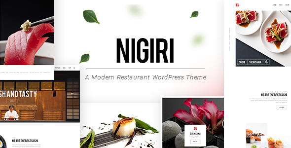 Nigiri - A Modern Restaurant WordPress Theme
           TFx Carter Hiram