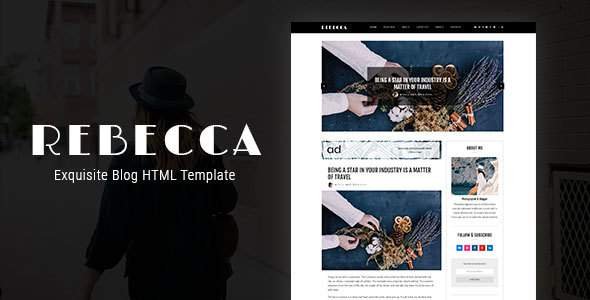 Rebecca's Blog - Exquisite Blog HTML Template
           TFx Hardy Masaru