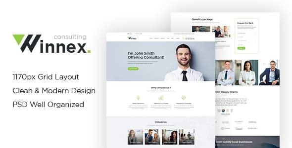 Winnex - Consulting PSD Templates
           TFx Wilford Kyrie