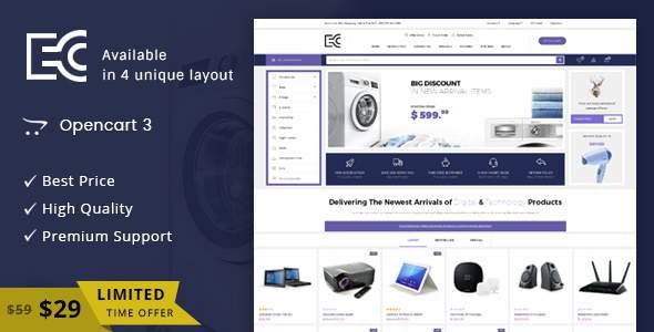 eCode - Multipurpose OpenCart 3 Theme
           TFx Shin'ichi Grady