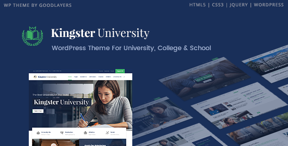 Kingster - Education WordPress Theme For University, College and School
           TFx Masterman Cecil