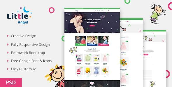 LittleAngel - Store eCommerce PSD Template
           TFx Yasu Normand