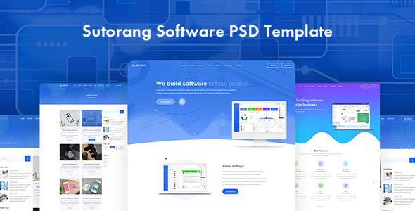 Sutorang | Software Landing PSD Template
           TFx Johnathon Clyde