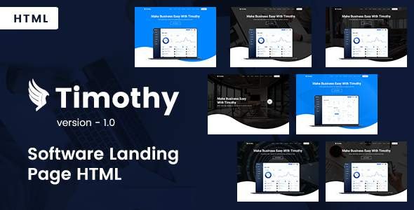 Timothy - Software Landing Page HTML
           TFx Stafford Bysshe