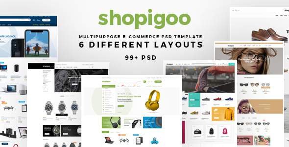 shopigoo - Multiuse eCommerce PSD Template
           TFx Garegin Rain