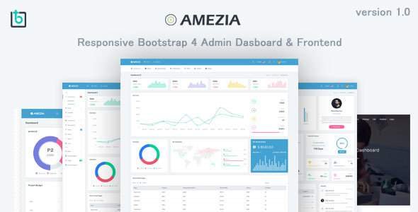 Amezia - Responsive Admin & Dashboard Template
           TFx Attila Geghard