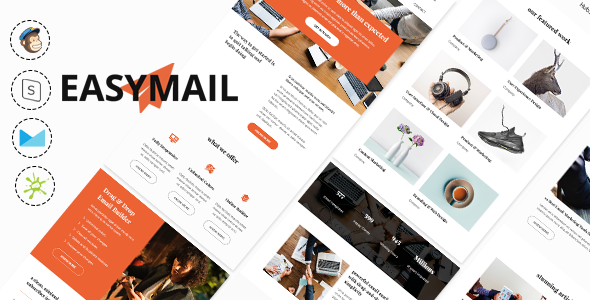 Easymail - Modern and Responsive Business Email Newsletter + Online Builder + MailChimp Ready
           TFx Myron Alpha