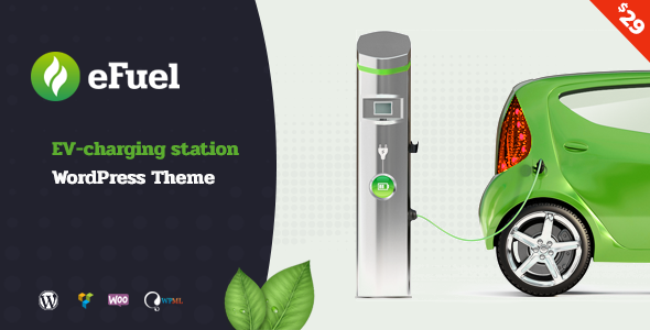 Efuel - Electric Vehicle Charging Station WordPress Theme
           TFx Elton Wickaninnish