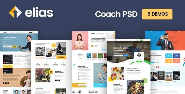 Elisa: Coach PSD template, Yoga Coach, Fitness coach, Motivation coach, Health Coach etc (8 Demos)
           TFx Hilary Hammond