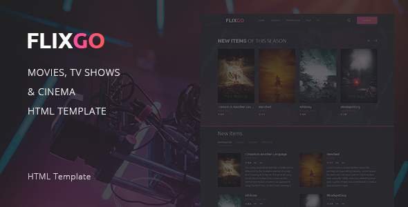 FlixGo – Online Movies, TV Shows & Cinema HTML Template
           TFx Aloysius Naoki