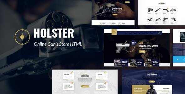 Holster - Firearm HTML Responsive Template
           TFx Nanuk Diggory