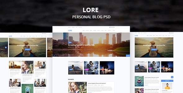 LORE Personal PSD Template
           TFx Cleveland Griffin