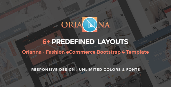 Orianna - Fashion E-commerce Bootstrap 4 Template
           TFx Made Theodore