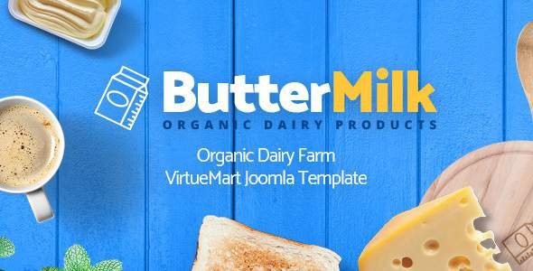ButterMilk - Organic Dairy Farm VirtueMart Joomla Template
           TFx Hiroto Mansur