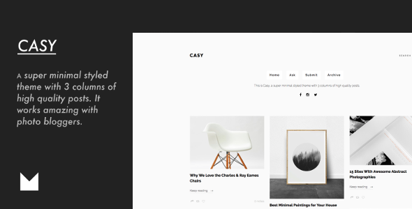 Casy - Clean & Minimal Portfolio
           TFx Jeffry Ronnie
