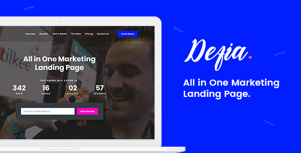 Defia - All In One Marketing Landing Page
           TFx Charlton Arron
