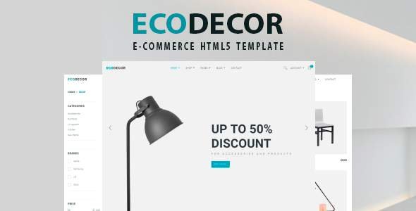 ECODECOR - Bootstrap 4 eCommerce Template
           TFx Kazuki Yuuto