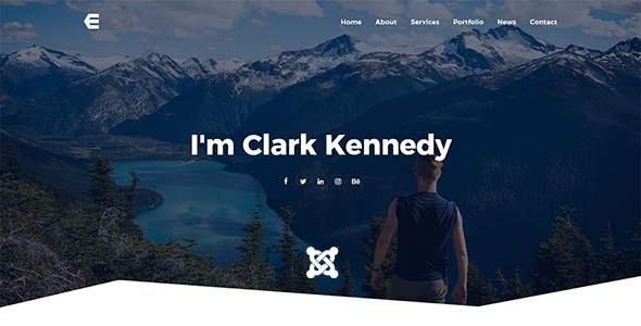 Edrea - Personal Portfolio Joomla Template With Page Builder
           TFx Chagatai Jaron