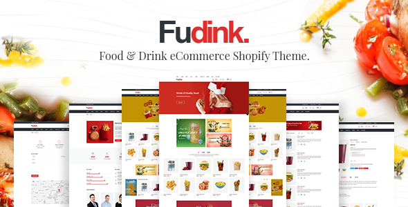 Fudink - Food & Drink Shopify Theme + RTL + Dropshipping
           TFx Ethelbert Nuka