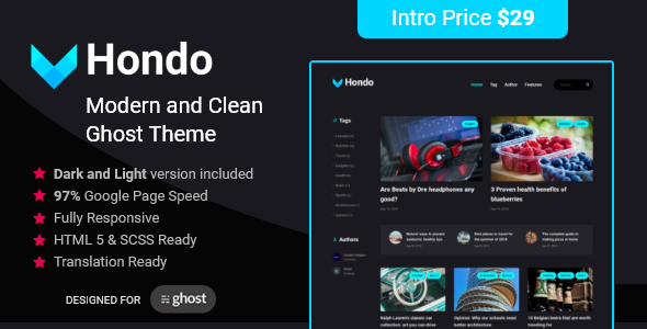 Hondo - Multipurpose Ghost Blog
           TFx Brigham Codie