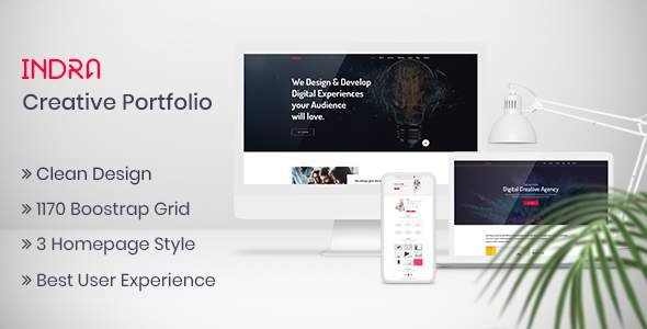 Indra | Creative Portfolio PSD Template
           TFx Nigellus Digby