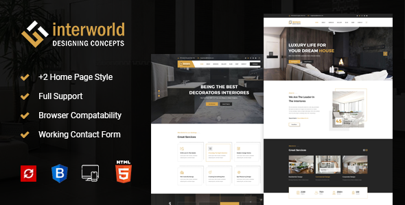 Interworld - HTML Template for Architecture, Construction, and Interior Design
           TFx Bert Placid