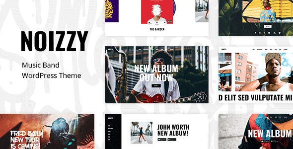 Noizzy - Music Band WordPress Theme
           TFx Anderson Vivian