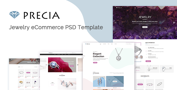 Precia – Jewelry E-commerce PSD Template
           TFx Greg Garry