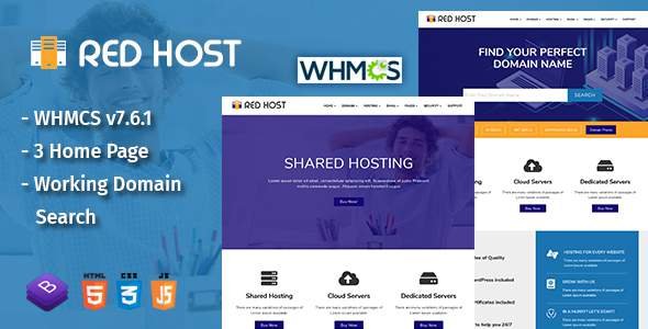 RedHost Web Hosting HTML Template
           TFx Aidan Tyrrell