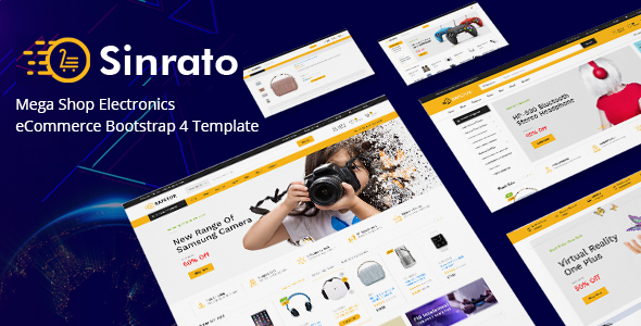 Sinrato - Mega Shop Electronics eCommerce Bootstrap 4 Template
           TFx Hall Fitz