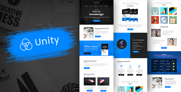 Unity-Multipurpose Responsive Business Email Template + Builder
           TFx Woodie Adair