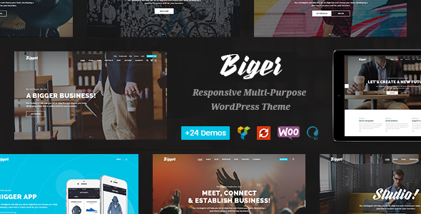 Biger - Responsive Multi-Purpose WordPress Theme
           TFx Indiana Randy