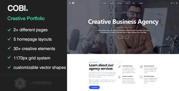 Cobi - Creative Portfolio HTML5 Template
           TFx Colin Tennyson