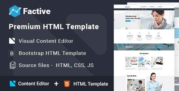 Factive - Financial Advisor Multipage HTML5 Template
           TFx Nigellus Shou