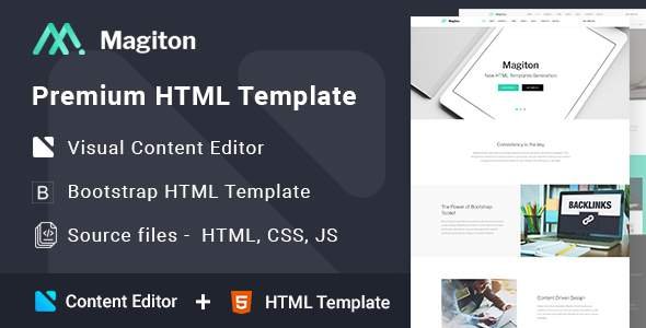 Magiton - Business  Multipage HTML5 Template
           TFx Wally Caiden