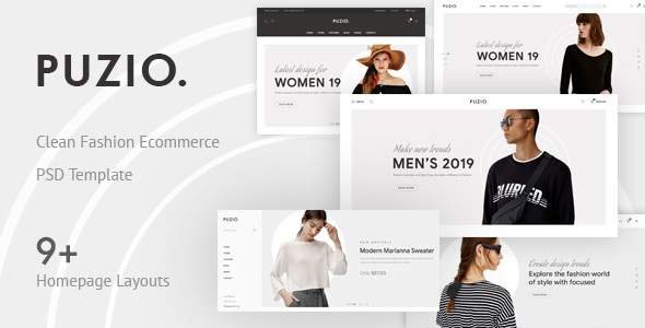 Puzio - Creative eCommerce PSD Template
           TFx Edison Leon