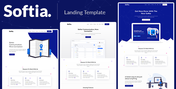 Softia – Responsive Bootstrap 4 Landing Template
     TFx Geffrey Kendal