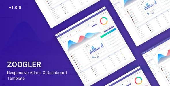 Zoogler - Responsive Admin Dashboard Template
     TFx Arlie Sandy