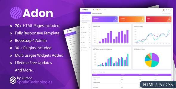 Adon - Creative Admin Multipurpose Responsive Dashboard  Template
       TFx Zeke Norm