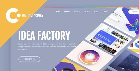 Coddle | Digital Factory Joomla Template
       TFx Daud Leith
