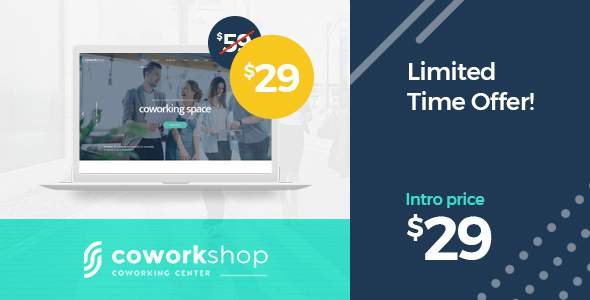 Coworkshop | Coworking Space WordPress Theme
       TFx Tracy Jeffry